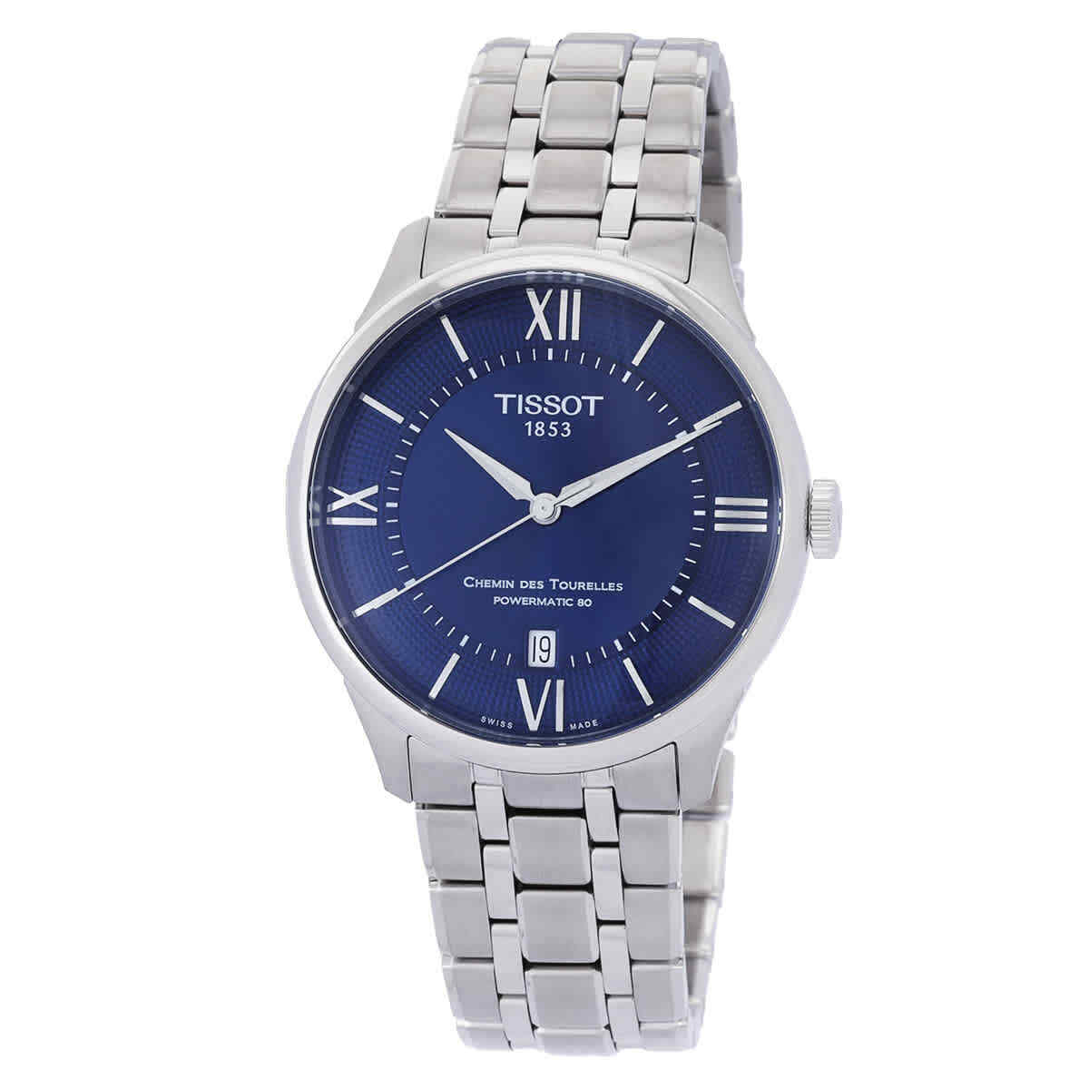 Мужские часы Tissot Chemin Des Tourelles с автоматическим синим циферблатом T1398071104800