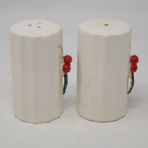 Vintage Holt Howard 1959 Holiday Sale Pepe Shaker Natale Holly Berry Set - Foto 4 di 12