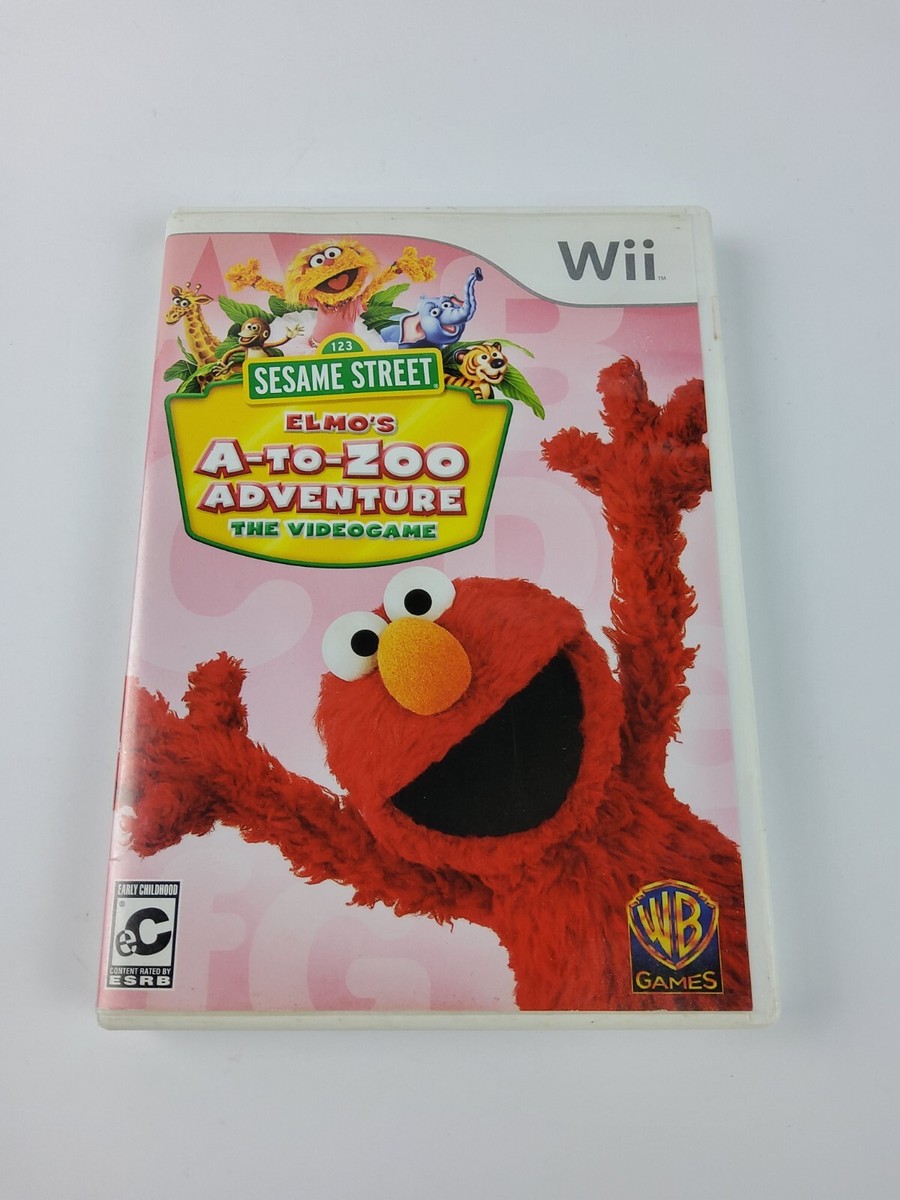 Nintendo Wii Sesame Street Elmos A-TO-Z Adventure The Video