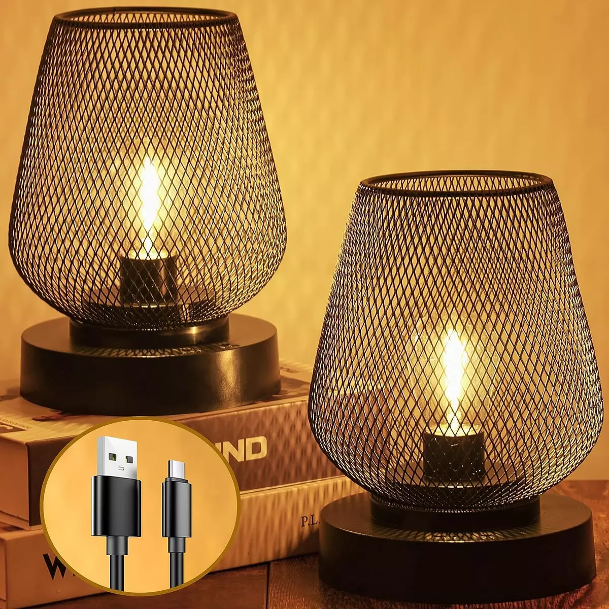 Battery operated lamps on sale for living room