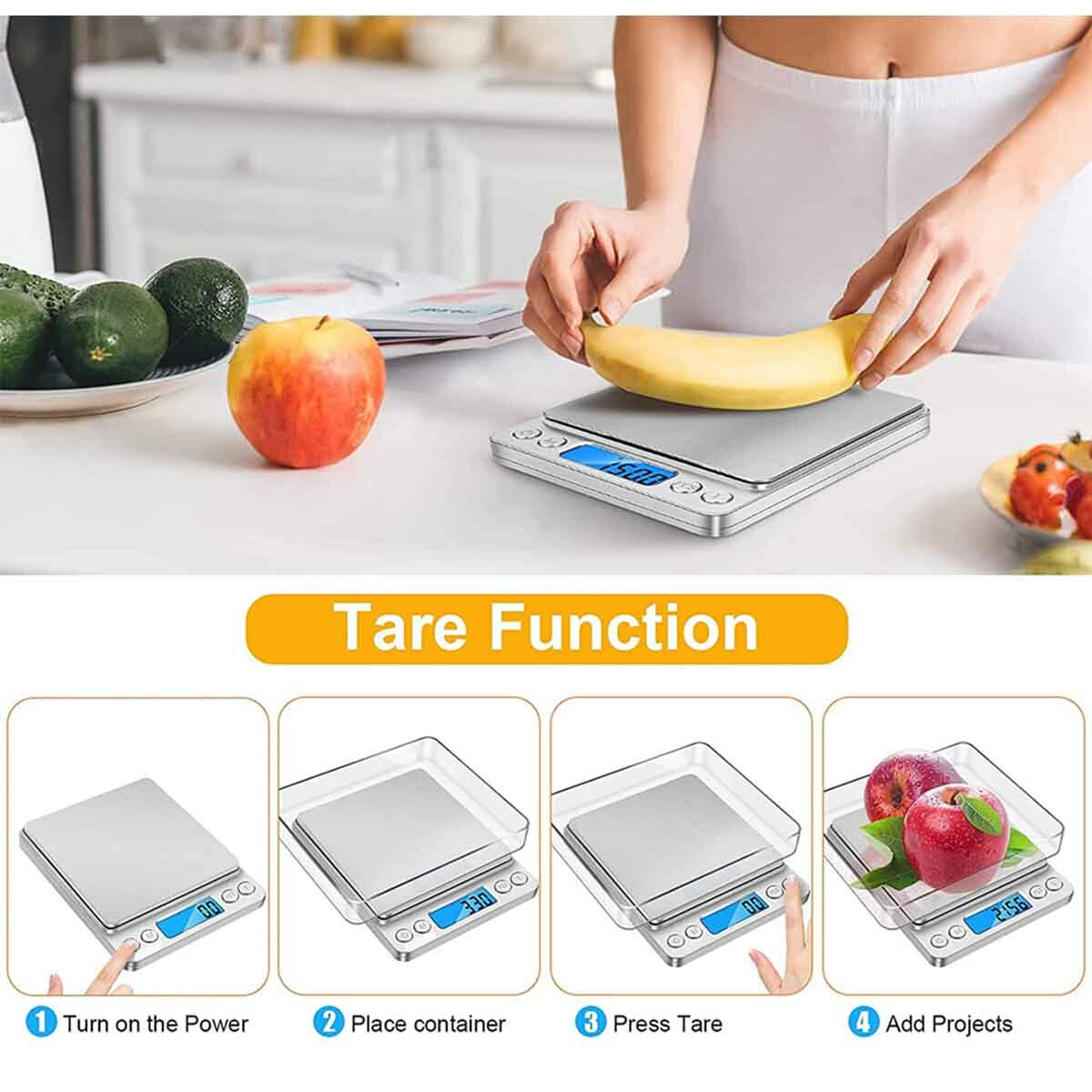 3KG/0.1G Accurate Digital Kitchen Scale Small Food Scale Gram Electronic Scale | eBay