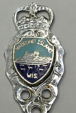 Vintage Souvenir Spoon US Collectible Madeline Island Wisconsin