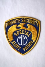 Obsolete Private Security Special Alert Patrol patch