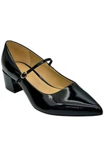 Marc Fisher Women's LTD Leather Mary Jane Pumps Black