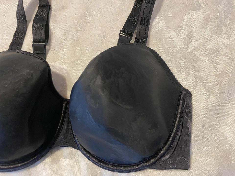Sujetador 34E negro con aros camiseta Profile Perfect Fayreform F72-9098 nuevo sin etiquetas Foto 3 de 4