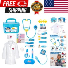 Doctor Kit for Toddlers 3 4 5 Old, Kids Doctor Play Set for Girls Boys Toy, ...