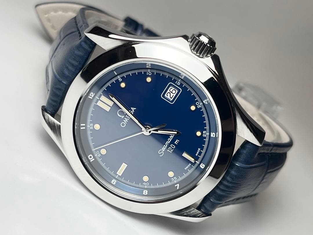 OMEGA Seamaster 120m Quartz Watch Navy Blue Dial 36mm image 4