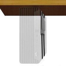 SFF Under Desk PC Mount and Wall Mount Bracket, Heavy-Duty Steel Adjustable C...