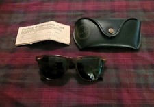 Vintage 1980's Rayban Wayfarer B L Sunglasses ZO645 VPAR Polorized