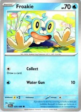 Froakie 020/086 Common Chaos Rising Pokemon Near Mint