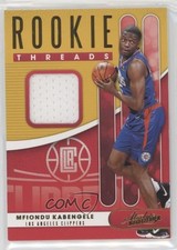 2019 Panini Absolute Memorabilia Rookie Threads Level 1 Mfiondu Kabengele 03rx