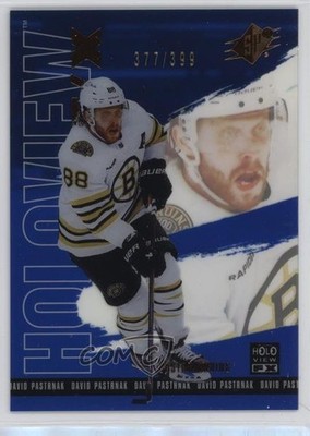 2024-25 SPx Holoview F/X Blue 377/399 David Pastrnak #HV-19 h6w