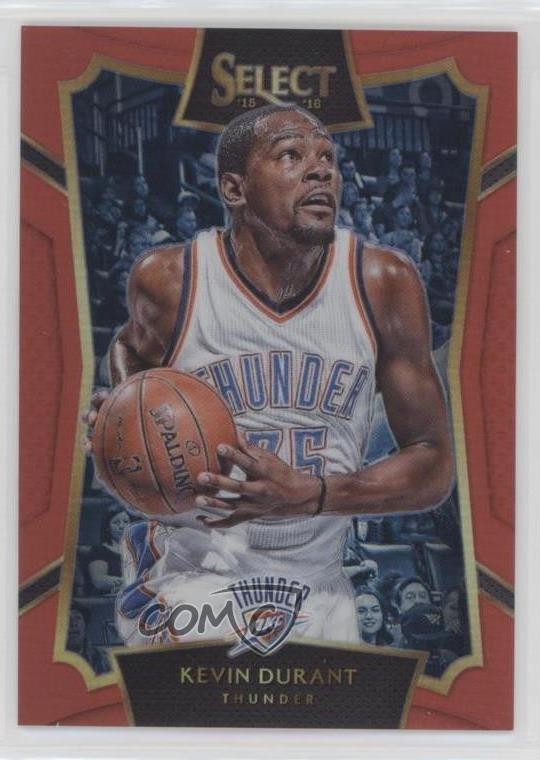 2015-16 Panini Select Concourse Red Prizm /149 Kevin Durant #66 7f0