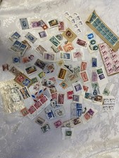 Large Lot Vintage Worldwide Postage Stamps 1930/1940 