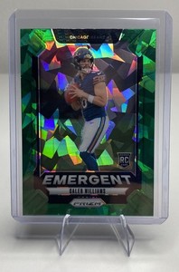 2024 Panini Prizm- Caleb Williams Emergent Green Cracked Ice Prizm RC