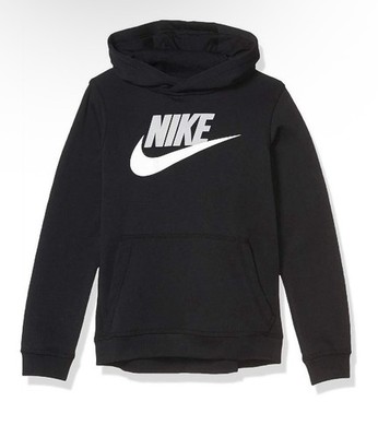 Nike Big Kids Boys Fleece Black Hoodie Pullover CJ7861-011 Size L