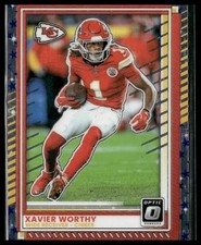 2025 Donruss Optic #123 Xavier Worthy Stars