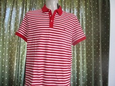 NEU TOMMY HILFIGER Poloshirt Poloemd XXXL = 3XL weiß + rot gestreift NEU Kurzarm