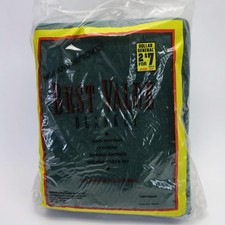 SEALED NOS Vintage Ivy Green Polyester Twin Full Blanket USA WPL1675 Nylon Trim
