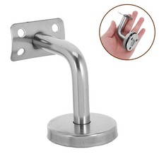 Support de main courante d'escalier 4 pièces : support de rampe mural - acier inoxydable