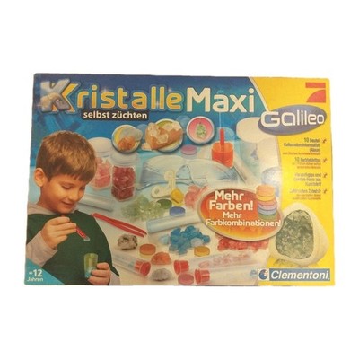 Galileo Kristalle Maxi Selbst Züchten Experimentierkasten Clementoni
