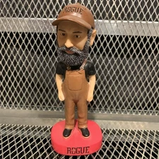 RARE ROGUE ALES Brewing Beer Tap Handle Bobblehead John Brewmaster Dead Guy Ale