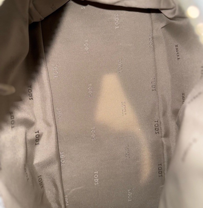 Tod’s D Styling Bowler Handbag Grey Python Leather - image 9