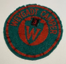 Boy Scout Weygadt  Camper 3 Segment Pennsylvania  Felt   Patch  XX1