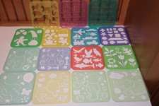 Tupperware Tuppertoys Lot of 15 Gently Used Stencils