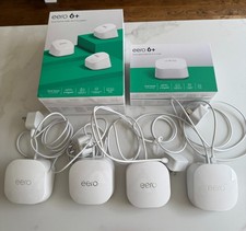 eero 6 Dual Band AX3000 Wi-Fi 6 Router Mesh System - White 4-Pack