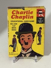Vintage 1972 Charlie Chaplin Rummy Playing Card Game MISSING CARD 33