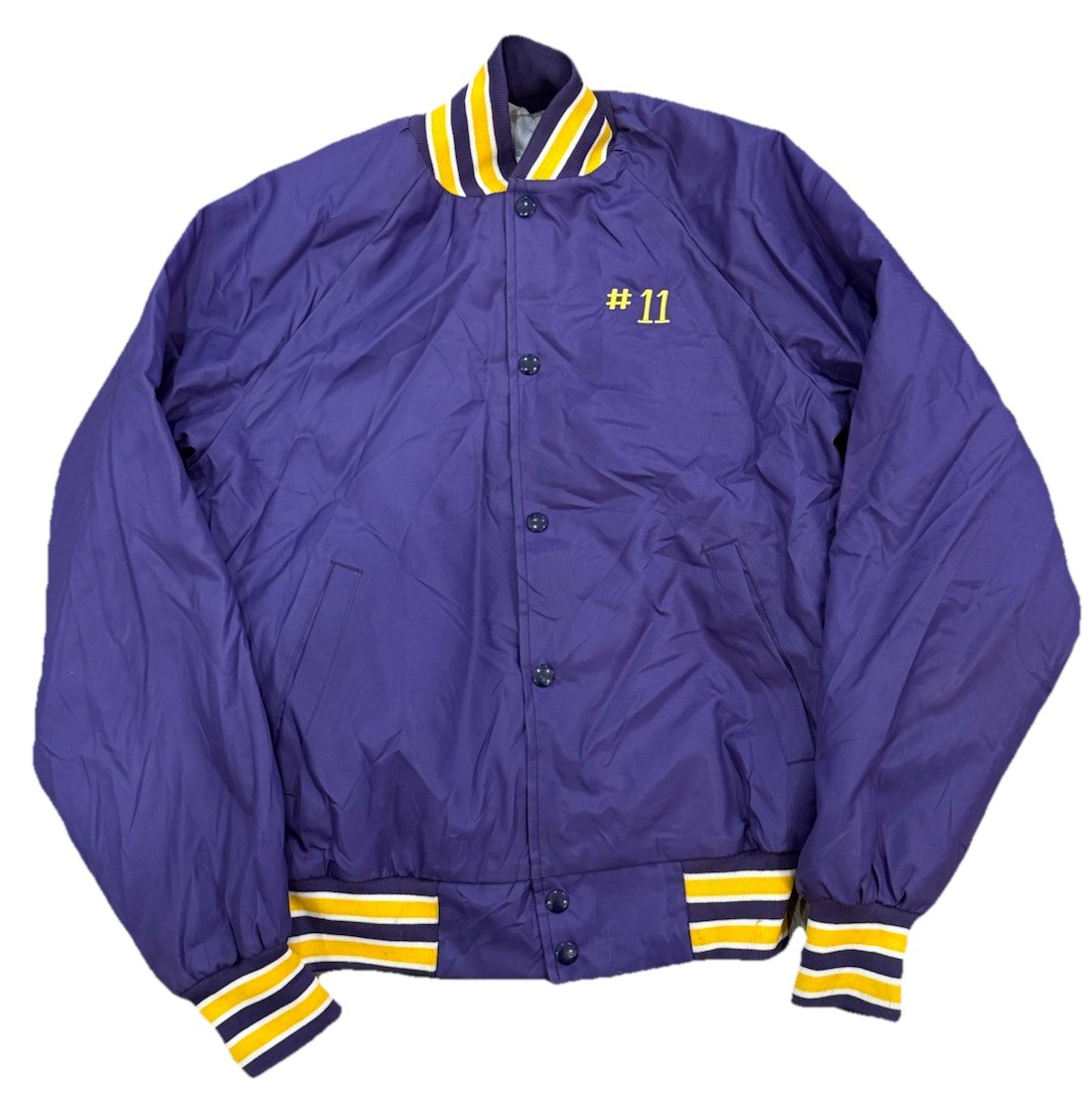 Vintage 90s West Ark Rattlers Football Sports Highschool Satin Jacket XS USA
