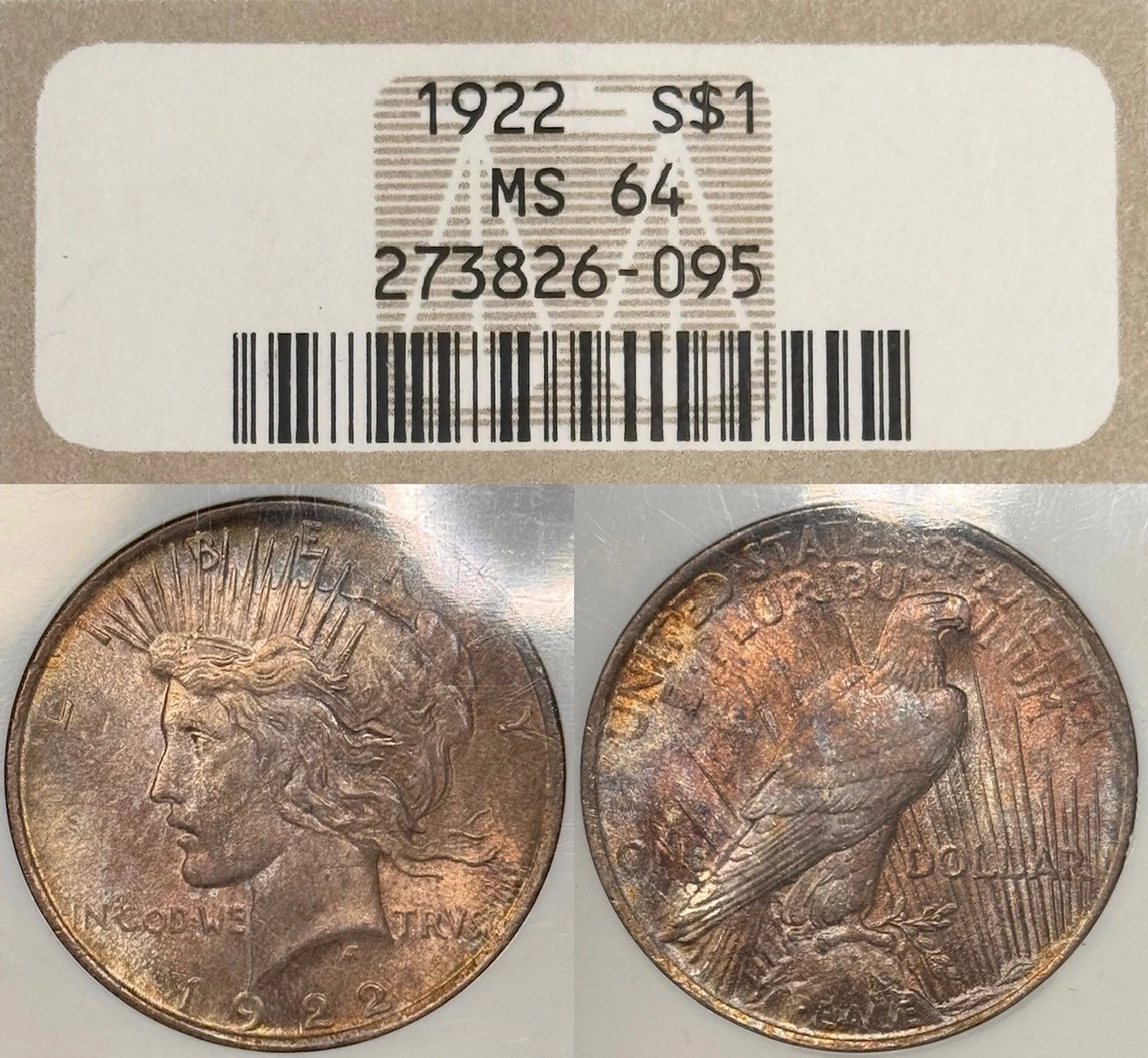 银色NGC 1922 年和平元(1921-1935) | eBay