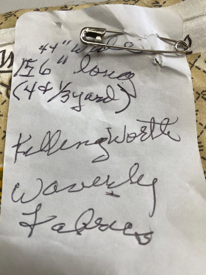 Tela Floral Waverly "Killingworth" De Colección 44" Ancho X 156" Largo Algodón Materia Foto 2 de 4