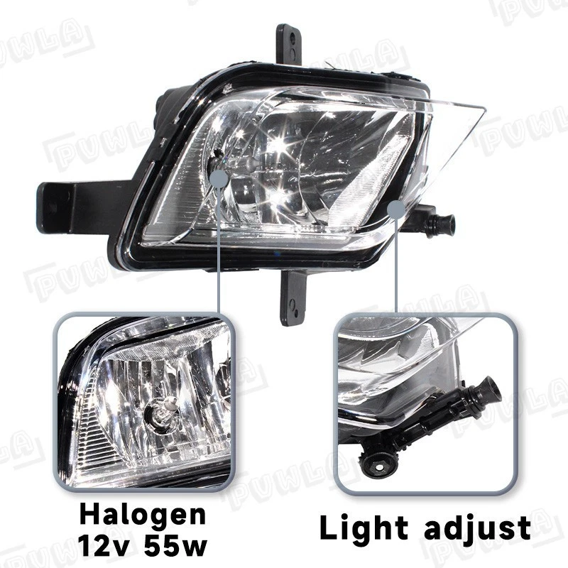 For 2015-2018 Volkswagen Jetta GLI Right Passenger Side Front Fog Lamp LED Light - Imagem 3 de 4