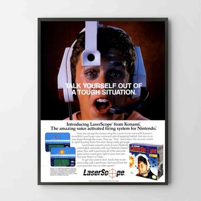 Poster Konami Laser Scope Nintendo NES PremiumGlossy Unframed