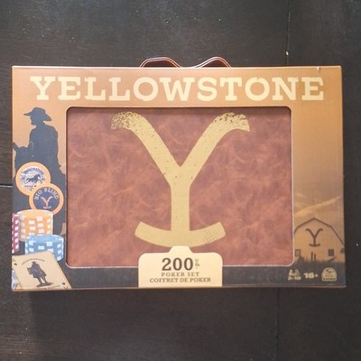 Yellowstone 200-Piece Poker Set Carry Case Coffret de Poker