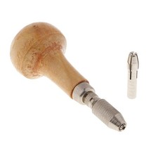 Mini broche poignée bois perceuse à main outils rotatifs pour