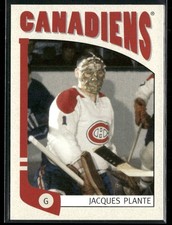 2004-05 In The Game Franchises Canadian Jacques Plante #40 Montreal Canadiens
