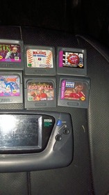 SEGA Sega Game Gear Console Bundle w/ Games (Screen Works Needs A Cap Kit )