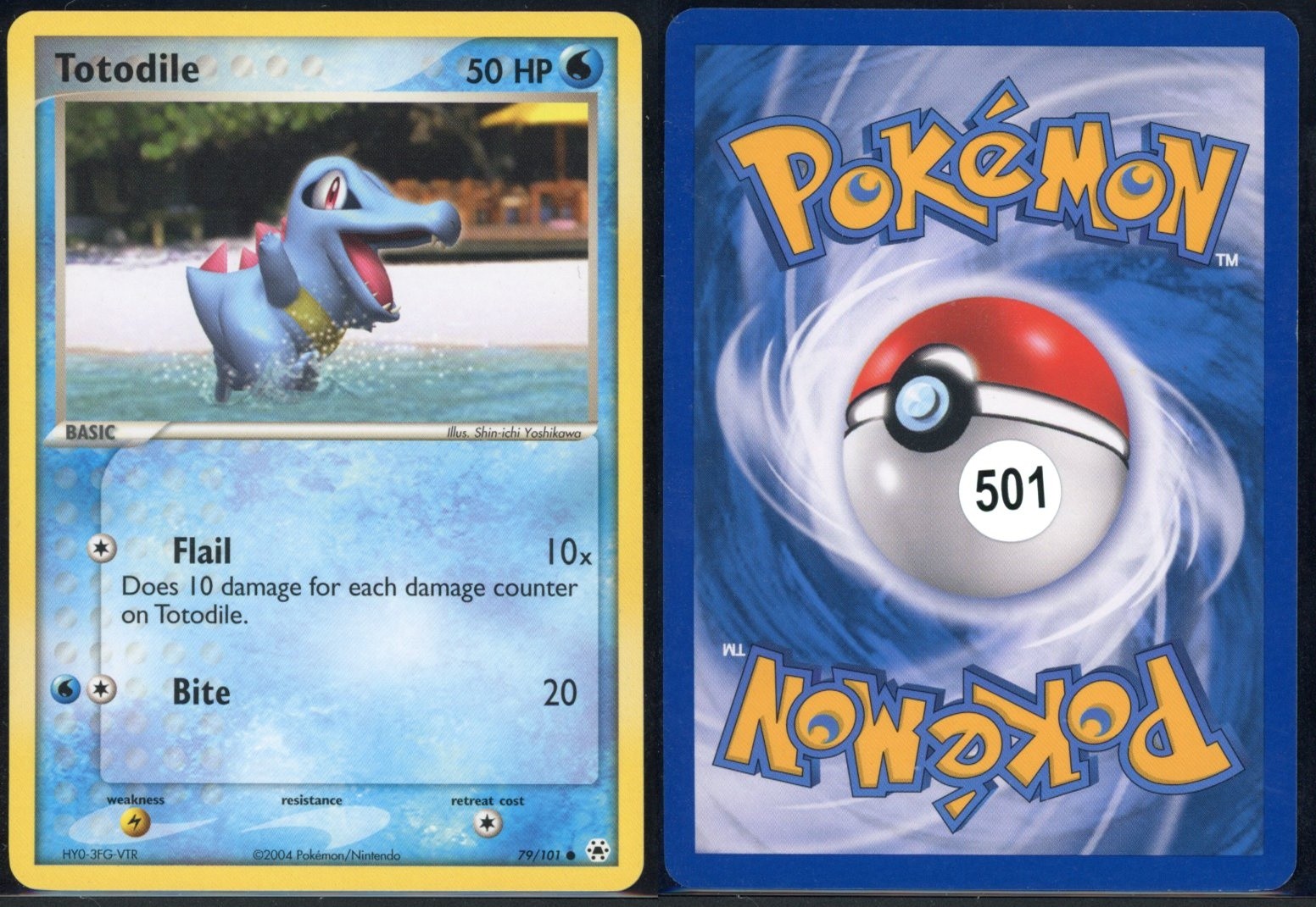 Totodile 79/101 Common Hidden Legends Pokemon NM
