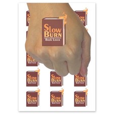 Slow Burn Book Lover Romance Reader Temporary Tattoo Fake Body Art