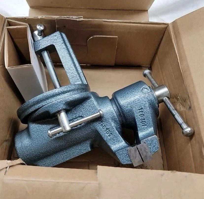 Model SBV-100 4" Jaw Width 2-1/4" Opening 2" Throat Super-Junior Vise W/ Swivel - Image 2 of 4