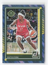 2025 Donruss WNBA #80 Erica Wheeler Light Blue Lava #/75