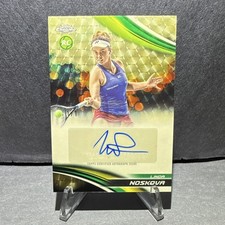 Marketplace image: Linda Noskova 2025 Topps Chrome Tennis RC Auto Superfractor 1/1
