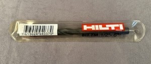 Hilti No. 61483 Masonry Carbide Hammer Drill BIT TM 1/2" x 6" - Concrete NEW!