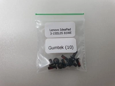 GUMTEK Laptop Screws For Lenovo Ideapad 3-15IIL05 81WE Base Cover Bottom Case Underside