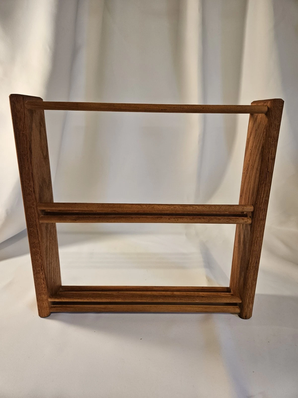 Vintage Mccormick Herbs And Spice Rack Wood 12.5" 12.5" 2.5"