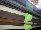 Antique=+100 Years. Unbranded U.K. Split-Cane Fly Rod 9' 2/1 6-7wt.est. 8oz. Gd.