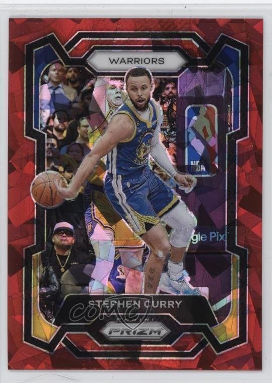 2023-24 Panini Prizm Red Ice Prizm Stephen Curry #119 0gg9